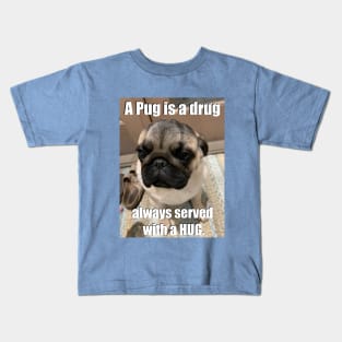 Pugs not Drugs Kids T-Shirt